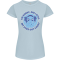 Elephant Did I Roll My Eyes Out Loud Womens Petite Cut T-Shirt Light Blue