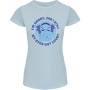 Elephant Did I Roll My Eyes Out Loud Womens Petite Cut T-Shirt Light Blue
