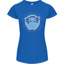 Elephant Did I Roll My Eyes Out Loud Womens Petite Cut T-Shirt Royal Blue