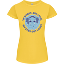 Elephant Did I Roll My Eyes Out Loud Womens Petite Cut T-Shirt Yellow
