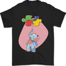 Elephant Puzzle Autism Autistic Mens T-Shirt 100% Cotton Black