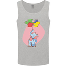 Elephant Puzzle Autism Autistic Mens Vest Tank Top Sports Grey