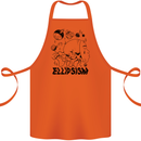 Ellipsism Missing Out on the Future Cotton Apron 100% Organic Orange