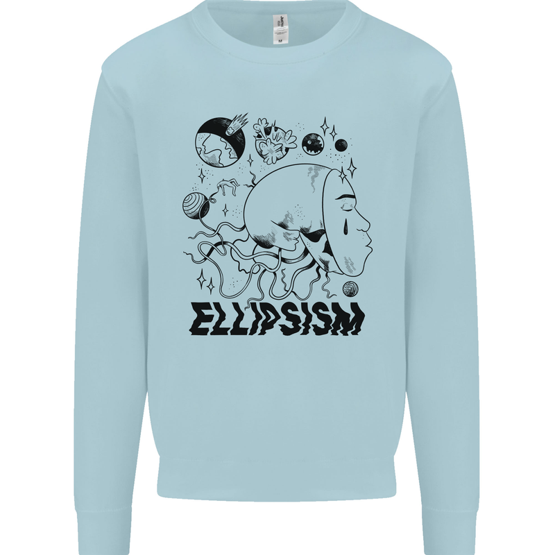 Ellipsism Missing Out on the Future Kids Sweatshirt Jumper Light Blue