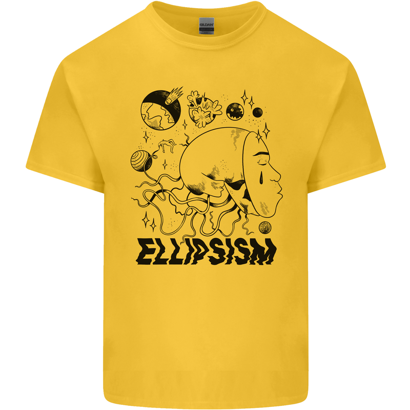 Ellipsism Missing Out on the Future Kids T-Shirt Childrens Yellow