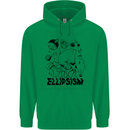Ellipsism Missing Out on the Future Mens 80% Cotton Hoodie Irish Green