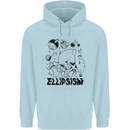 Ellipsism Missing Out on the Future Mens 80% Cotton Hoodie Light Blue