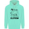 Ellipsism Missing Out on the Future Mens 80% Cotton Hoodie Peppermint