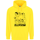 Ellipsism Missing Out on the Future Mens 80% Cotton Hoodie Yellow