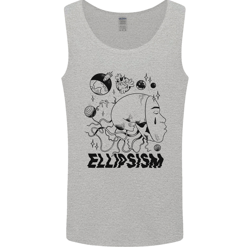 Ellipsism Missing Out on the Future Mens Vest Tank Top Sports Grey