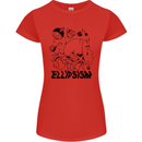 Ellipsism Missing Out on the Future Womens Petite Cut T-Shirt Red