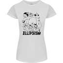 Ellipsism Missing Out on the Future Womens Petite Cut T-Shirt White