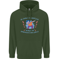 Embarrassing Uncle Funny Uncles Day Childrens Kids Hoodie Forest Green