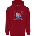 Embarrassing Uncle Funny Uncles Day Childrens Kids Hoodie Red