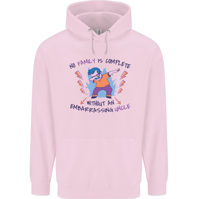 Embarrassing Uncle Funny Uncles Day Gift Mens 80% Cotton Hoodie Light Pink