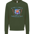Embarrassing Uncle Funny Uncles Day Kids Sweatshirt Jumper Forest Green