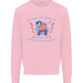 Embarrassing Uncle Funny Uncles Day Kids Sweatshirt Jumper Light Pink