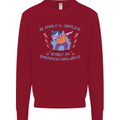 Embarrassing Uncle Funny Uncles Day Kids Sweatshirt Jumper Red