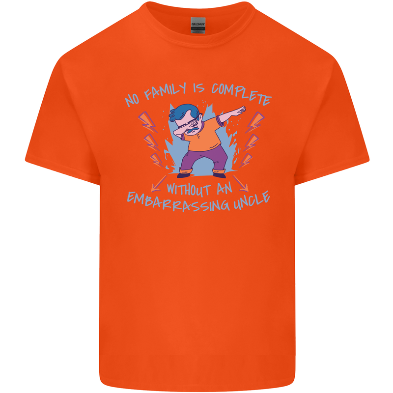 Embarrassing Uncle Funny Uncles Day Kids T-Shirt Childrens Orange