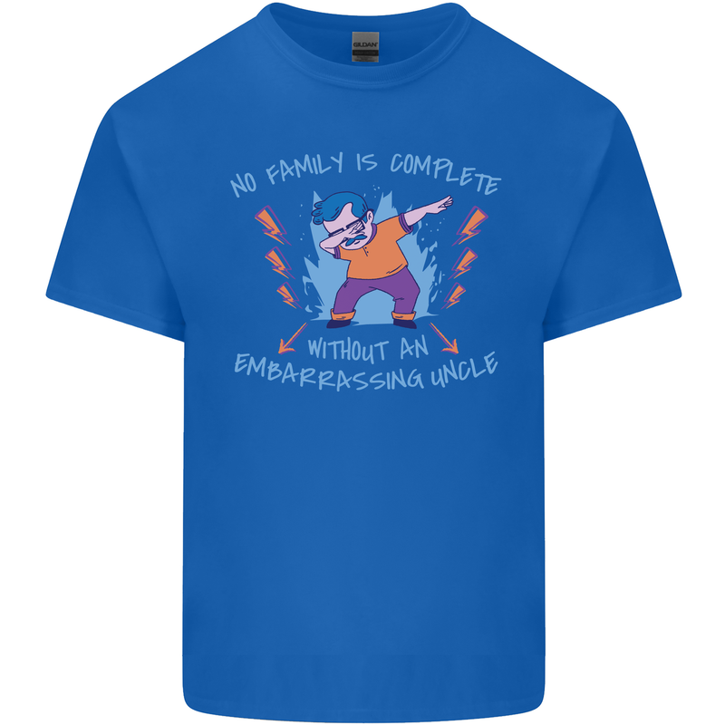 Embarrassing Uncle Funny Uncles Day Kids T-Shirt Childrens Royal Blue