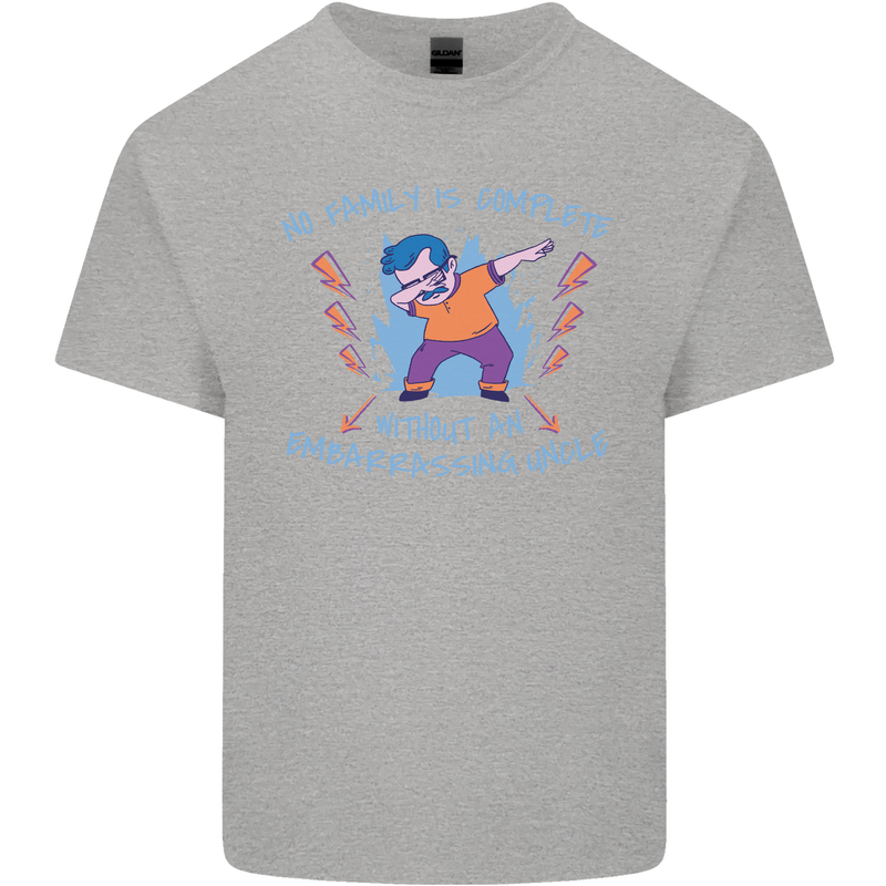 Embarrassing Uncle Funny Uncles Day Kids T-Shirt Childrens Sports Grey