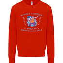 Embarrassing Uncle Funny Uncles Day Mens Sweatshirt Jumper Bright Red