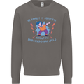 Embarrassing Uncle Funny Uncles Day Mens Sweatshirt Jumper Charcoal