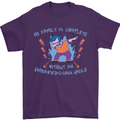 Embarrassing Uncle Funny Uncles Day Mens T-Shirt 100% Cotton Purple