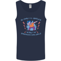 Embarrassing Uncle Funny Uncles Day Mens Vest Tank Top Navy Blue