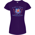 Embarrassing Uncle Funny Uncles Day Womens Petite Cut T-Shirt Purple