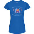 Embarrassing Uncle Funny Uncles Day Womens Petite Cut T-Shirt Royal Blue