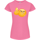 Middle Finger Flip Funny Offensive Womens Petite Cut T-Shirt