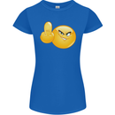 Middle Finger Flip Funny Offensive Womens Petite Cut T-Shirt