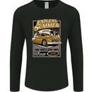 Endless Summer American Muscle Car Surfing Mens Long Sleeve T-Shirt Black