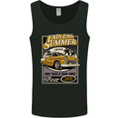 Endless Summer American Muscle Car Surfing Mens Vest Tank Top Black
