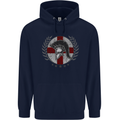 England Bodybuilding Flag Gym Training English Childrens Kids Hoodie Navy Blue