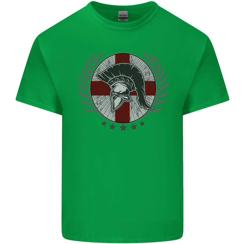 England Bodybuilding Flag Gym Training English Kids T-Shirt Childrens Irish Green