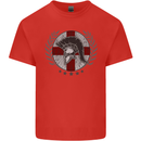 England Bodybuilding Flag Gym Training English Kids T-Shirt Childrens Red