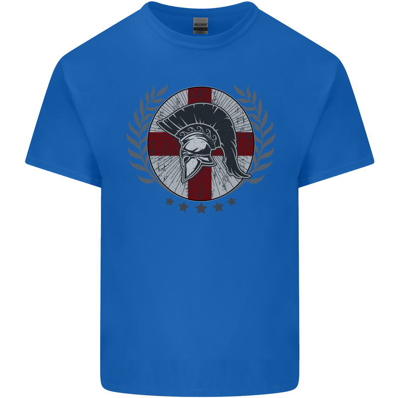 England Bodybuilding Flag Gym Training English Kids T-Shirt Childrens Royal Blue