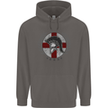 England Bodybuilding Flag Gym Training English Mens 80% Cotton Hoodie Charcoal