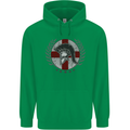 England Bodybuilding Flag Gym Training English Mens 80% Cotton Hoodie Irish Green