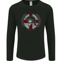 England Bodybuilding Flag Gym Training English Mens Long Sleeve T-Shirt Black