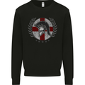 England Bodybuilding Flag Gym Training English Mens Sweatshirt Jumper Black