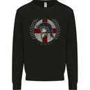 England Bodybuilding Flag Gym Training English Mens Sweatshirt Jumper Black