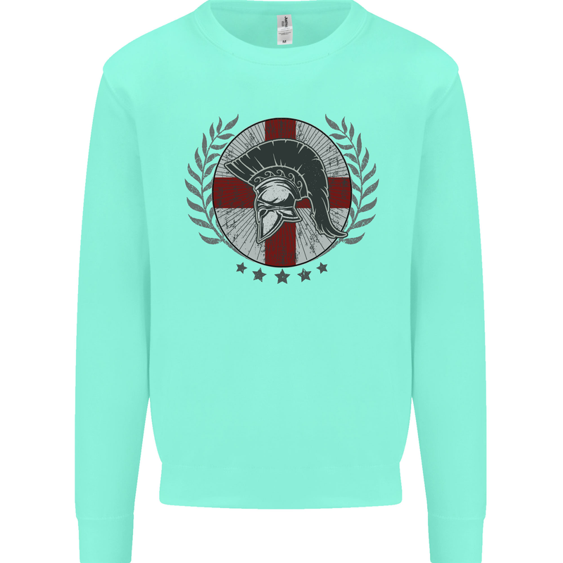 England Bodybuilding Flag Gym Training English Mens Sweatshirt Jumper Peppermint