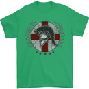 England Bodybuilding Flag Gym Training English Mens T-Shirt 100% Cotton Irish Green