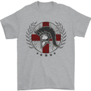 England Bodybuilding Flag Gym Training English Mens T-Shirt 100% Cotton Sports Grey