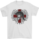 England Bodybuilding Flag Gym Training English Mens T-Shirt 100% Cotton White