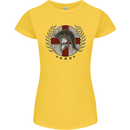 England Bodybuilding Flag Gym Training English Womens Petite Cut T-Shirt Yellow