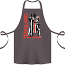 England Born & Bred St Georges Day Cotton Apron 100% Organic Dark Grey